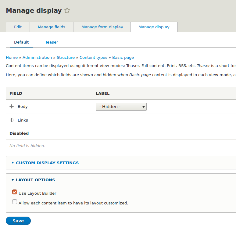 In the Manage display tab in all types of entities, you can choose to use Drupal Layout Builder, instead of a default display manager