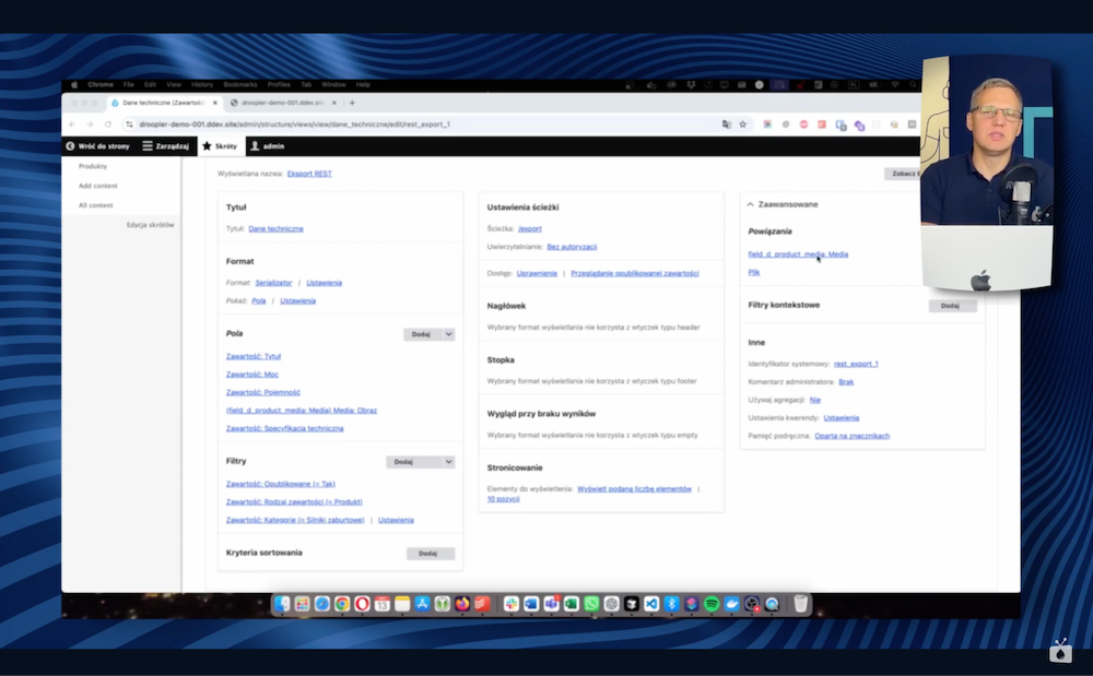 A screen with a view of the Drupal settings for creating a link for files and images in products.