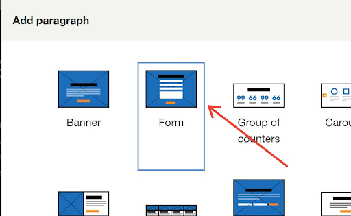 Adding a contact form to your contact page