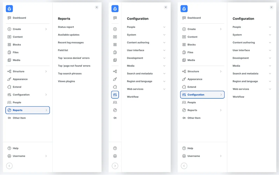 The new navigation menu in Drupal 11 provides convenience and the option to customize the view.