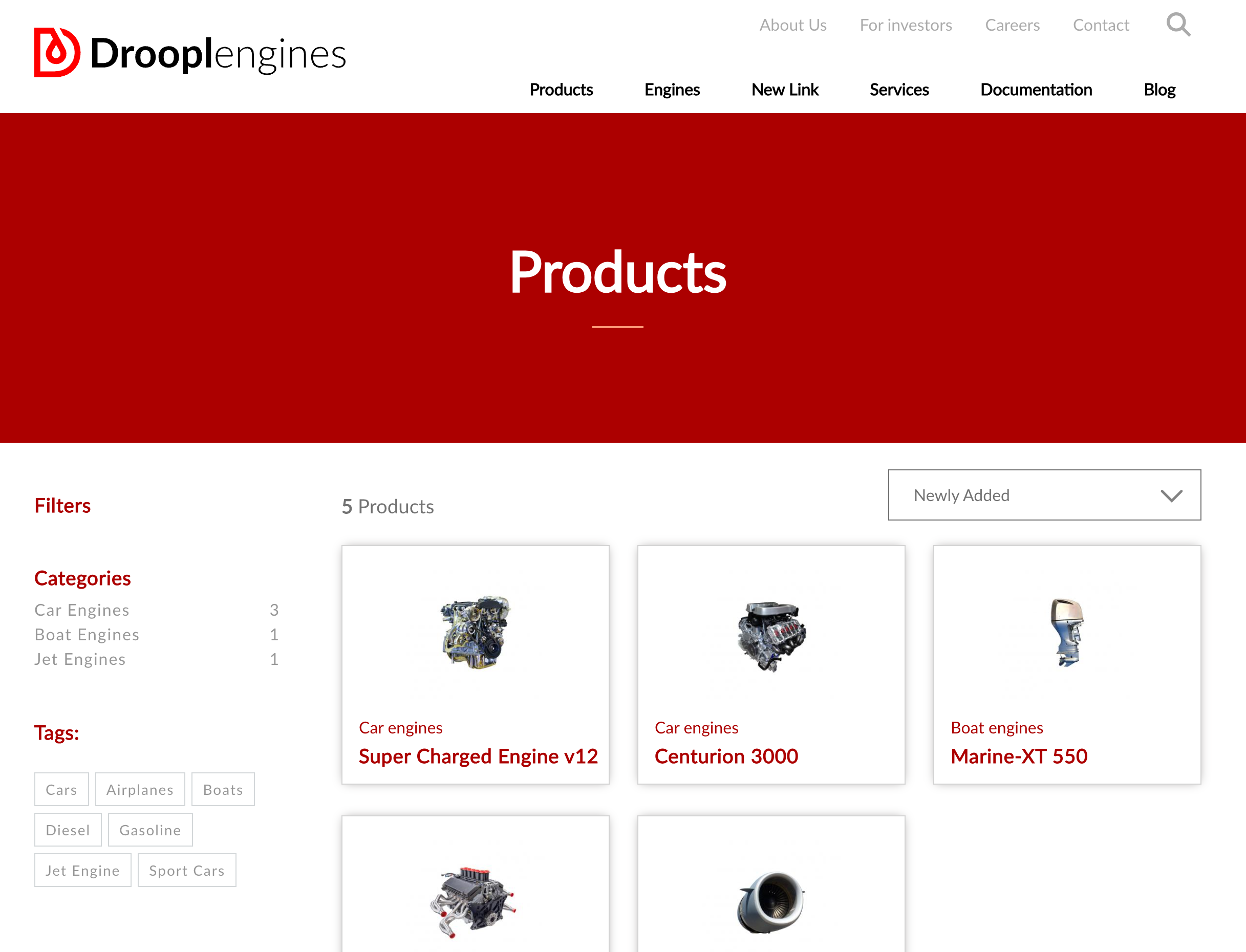 With Droopler, an open source website builder, it's possible to have e-commerce options on your webpage