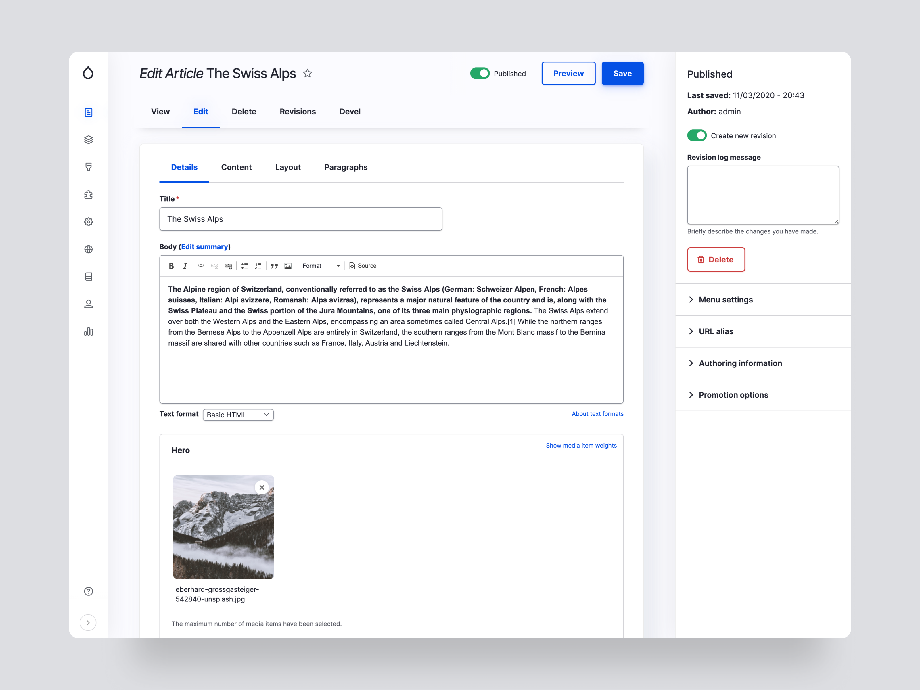 The modern Gin theme will replace the Claro theme and become the new administrative theme in Drupal 11