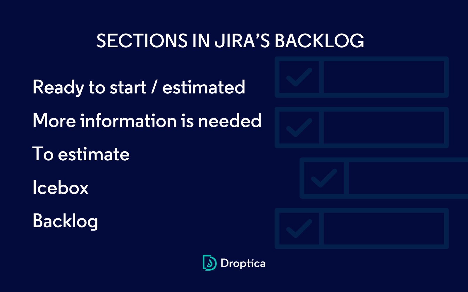 Sections in Jira’s backlog, a project management system, make it easier to plan tasks in sprints.