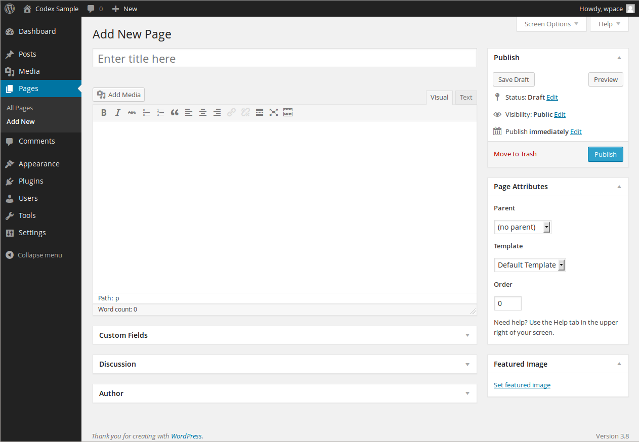 WordPress Editor enables you to move, change, and customize different blocks of your website