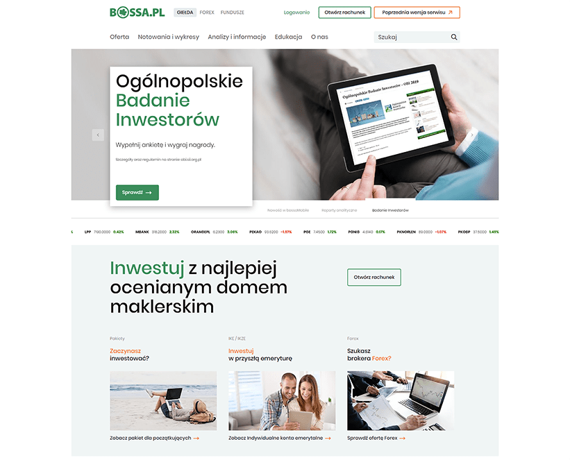 Bossa website
