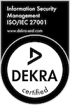 ISO27001 certification confirming the safety of our processes.
