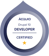 Our developers at Droptica have 70 certifications proving their Drupal knowledge.