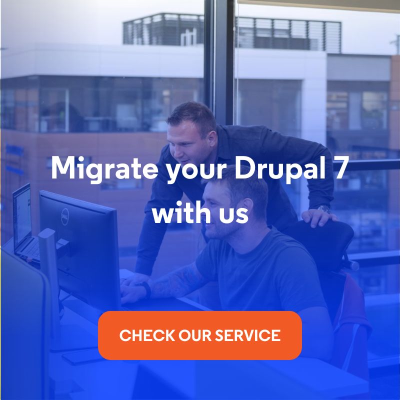 migrate Drupal 7 website Droptica