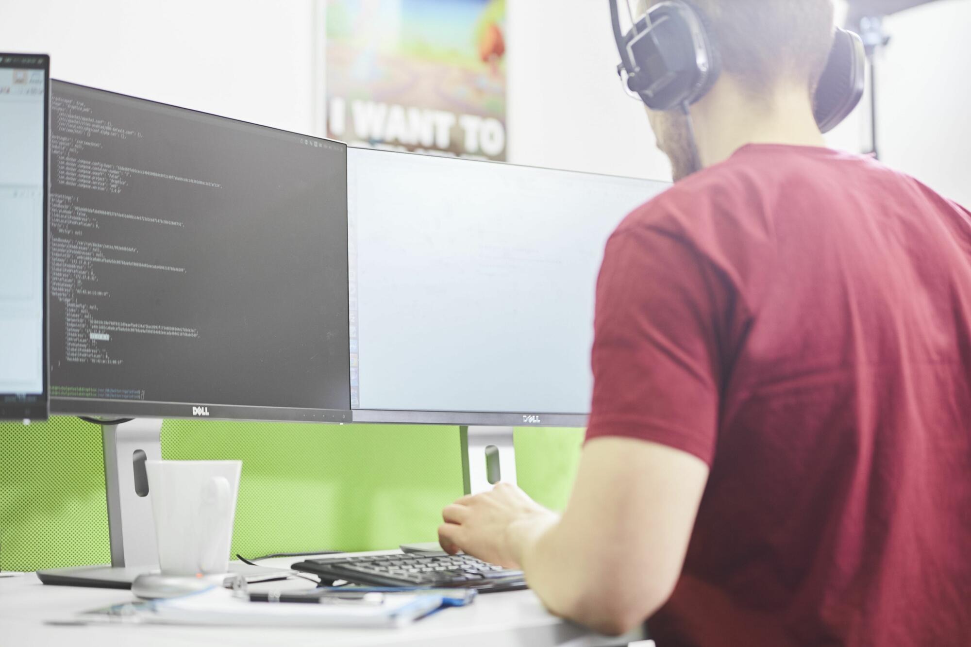 Developer at work