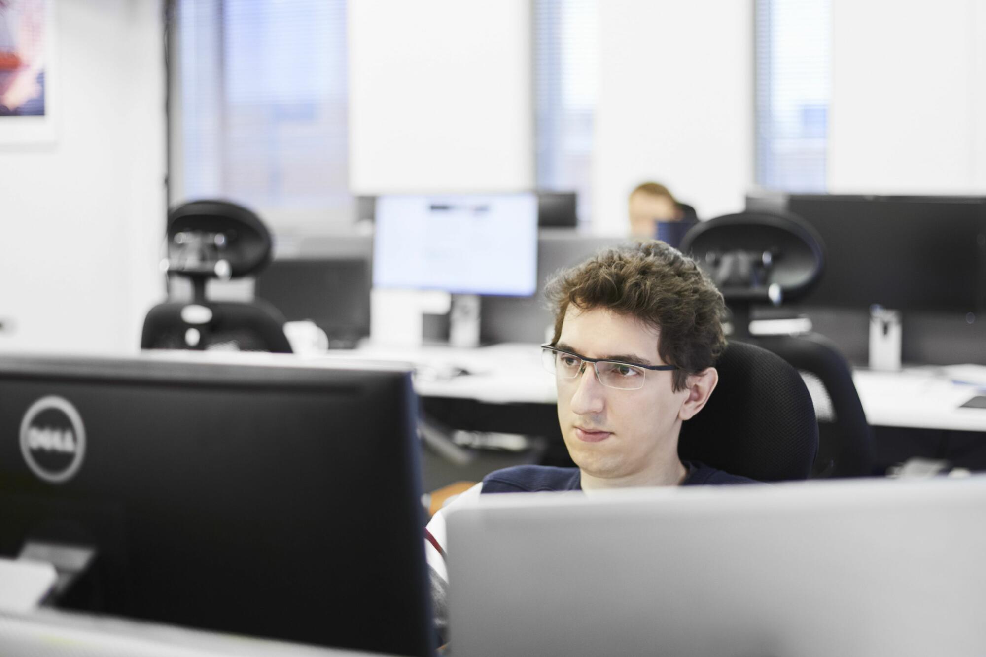 Developer at work